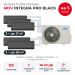 Мульти сплит-система MDV INTEGRA PRO BLACK на 5 комнат MD5OB-42HFN8/MDSBI2-07HRFN8x3/MDSBI2-12HRFN8x2