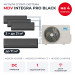 Мульти сплит-система MDV INTEGRA PRO BLACK на 4 комнаты MD5OB-42HFN8/MDSBI2-07HRFN8x3/MDSBI2-24HRFN8