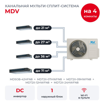 MDV MD5OB-42HFN8/MDT2II-07/09/12/24HWFN8 MDV MD5OB-42HFN8/MDT2II-07/09/12/24HWFN8