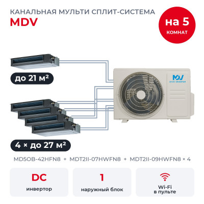 MDV MD5OB-42HFN8/MDT2II-07HWFN8/MDT2II-09HWFN8x4 MDV MD5OB-42HFN8/MDT2II-07HWFN8/MDT2II-09HWFN8x4