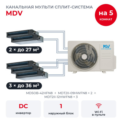 MDV MD5OB-42HFN8/MDT2II-09HWFN8x2/MDT2II-12HWFN8x3 MDV MD5OB-42HFN8/MDT2II-09HWFN8x2/MDT2II-12HWFN8x3