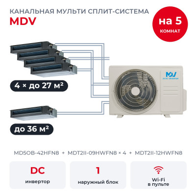 MDV MD5OB-42HFN8/MDT2II-09HWFN8x4/MDT2II-12HWFN8 MDV MD5OB-42HFN8/MDT2II-09HWFN8x4/MDT2II-12HWFN8