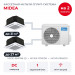 Кассетная мульти сплит-система Midea на 2 комнаты M2OE-18HFN8-Q1/MCA3I-07NXD0/MCA3I-09NXD0
