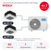 Кассетная мульти сплит-система Midea на 2 комнаты M2OE-18HFN8-Q1/MMCA4U-07HRFNX-Q(GA)/MMCA4U-09HRFNX-Q(GA)
