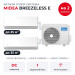 Мульти сплит-система Midea Breezeless E на 2 комнаты M2OE-18HFN8-Q1/MMFE-09N8D6-I/MMFE-12N8D6-I
