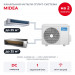 Канальная мульти сплит-система Midea на 2 комнаты M2OH-14HFN8-Q1/MTIU-09W1NXD0P/MTIU-12HW1FNXP(GA)