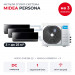 Мульти сплит-система Midea Persona на 3 комнаты M3OG-21HFN8-Q1/MMAG4-09N8D0-Ix3