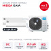 Мульти сплит-система Midea Gaia на 2 комнаты M3OG-21HFN8-Q1/MMCA1BU-09HRFN8x2
