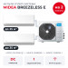 Мульти сплит-система Midea Breezeless E на 2 комнаты M3OG-21HFN8-Q1/MMFE-09N8D6-I/MMFE-12N8D6-I