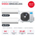 Мульти сплит-система Midea Breezeless на 2 комнаты M3OG-21HFN8-Q1/MSFA2-09N8D6-I/MSFA2-12N8D6-I