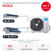 Канальная мульти сплит-система Midea на 3 комнаты M3OG-21HFN8-Q1/MTIU-07W1NXD0P/MTIU-09W1NXD0Px2