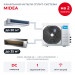 Канальная мульти сплит-система Midea на 2 комнаты M3OG-21HFN8-Q1/MTIU-07W1NXD0P/MTIU-12HW1FNXP(GA)