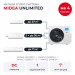 Мульти сплит-система Midea Unlimited на 4 комнаты M5OA2-42FRN8G1/MMAG2-09N8D0-I/MMAG2-12N8D0-Ix2/MMAG2-24N8D0-I