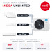 Мульти сплит-система Midea Unlimited на 5 комнат M5OA2-42FRN8G1/MMAG2-09N8D0-Ix3/MMAG2-12N8D0-I/MMAG2-24N8D0-I