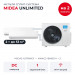 Мульти сплит-система Midea Unlimited на 2 комнаты M5OA2-42FRN8G1/MMAG2-18N8D0-Ix2