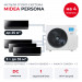Мульти сплит-система Midea Persona на 4 комнаты M5OA2-42FRN8G1/MMAG4-09N8D0-I/MMAG4-12N8D0-Ix3