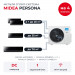 Мульти сплит-система Midea Persona на 4 комнаты M5OA2-42FRN8G1/MMAG4-09N8D0-Ix2/MMAG4-12N8D0-I/MMAG4-24N8D0-I