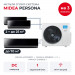 Мульти сплит-система Midea Persona на 3 комнаты M5OA2-42FRN8G1/MMAG4-09N8D0-Ix2/MMAG4-24N8D0-I