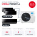 Мульти сплит-система Midea Persona на 4 комнаты M5OA2-42FRN8G1/MMAG4-09N8D0-Ix3/MMAG4-18N8D0-I