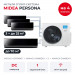 Мульти сплит-система Midea Persona на 4 комнаты M5OA2-42FRN8G1/MMAG4-09N8D0-Ix3/MMAG4-24N8D0-I