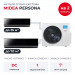 Мульти сплит-система Midea Persona на 2 комнаты M5OA2-42FRN8G1/MMAG4-12N8D0-I/MMAG4-24N8D0-I