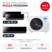 Мульти сплит-система Midea Persona на 3 комнаты M5OA2-42FRN8G1/MMAG4-12N8D0-Ix2/MMAG4-24N8D0-I