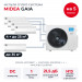 Мульти сплит-система Midea Gaia на 5 комнат M5OA2-42FRN8G1/MMCA1BU-09HRFN8x4/MMCA1BU-12HRFN8