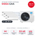 Мульти сплит-система Midea Gaia на 4 комнаты M5OA2-42FRN8G1/MMCA1BU-09HRFN8x4
