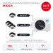 Кассетная мульти сплит-система Midea на 5 комнат M5OA2-42FRN8G1/MMCA4U-07/09x3/18HRFNX-Q(GA)