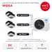 Кассетная мульти сплит-система Midea на 5 комнат M5OA2-42FRN8G1/MMCA4U-07x2/09x2/18HRFNX-Q(GA)