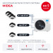 Кассетная мульти сплит-система Midea на 5 комнат M5OA2-42FRN8G1/MMCA4U-07x3/09/18HRFNX-Q(GA)