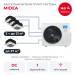 Кассетная мульти сплит-система Midea на 4 комнаты M5OA2-42FRN8G1/MMCA4U-07HRFNX-Q(GA)x3/MMCA4U-09HRFNX-Q(GA)