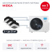 Кассетная мульти сплит-система Midea на 3 комнаты M5OA2-42FRN8G1/MMCA4U-07HRFNX-Q(GA)x3