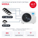 Кассетная мульти сплит-система Midea на 5 комнат M5OA2-42FRN8G1/MMCA4U-07HRFNX-Q(GA)x4/MMCA4U-18HRFNX-Q(GA)