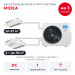 Кассетная мульти сплит-система Midea на 3 комнаты M5OA2-42FRN8G1/MMCBU1-09FRN8G1/MMCBU1-12FRN8G1x2