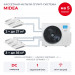 Кассетная мульти сплит-система Midea на 5 комнат M5OA2-42FRN8G1/MMCBU1-09FRN8G1x2/MMCBU1-12FRN8G1x3