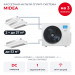 Кассетная мульти сплит-система Midea на 3 комнаты M5OA2-42FRN8G1/MMCBU1-09FRN8G1x2/MMCBU1-18FRN8G1