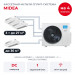 Кассетная мульти сплит-система Midea на 4 комнаты M5OA2-42FRN8G1/MMCBU1-09FRN8G1x3/MMCBU1-12FRN8G1