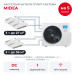 Кассетная мульти сплит-система Midea на 5 комнат M5OA2-42FRN8G1/MMCBU1-09FRN8G1x3/MMCBU1-12FRN8G1x2