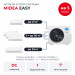 Мульти сплит-система Midea EASY на 5 комнат M5OA2-42FRN8G1/MMES1S-07FRN8G1/MMES1S-12FRN8G1x3/MMES1S-18FRN8G1