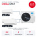 Мульти сплит-система Midea EASY на 3 комнаты M5OA2-42FRN8G1/MMES1S-07FRN8G1/MMES1S-18FRN8G1x2