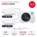 Мульти сплит-система Midea EASY на 4 комнаты M5OA2-42FRN8G1/MMES1S-07FRN8G1x2/MMES1S-12FRN8G1x2