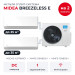 Мульти сплит-система Midea Breezeless E на 2 комнаты M5OA2-42FRN8G1/MMFE-09N8D6-I/MMFE-12N8D6-I