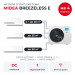 Мульти сплит-система Midea Breezeless E на 4 комнаты M5OA2-42FRN8G1/MMFE-09N8D6-Ix2/MMFE-12N8D6-I/MMFE-18N8D6-I