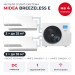 Мульти сплит-система Midea Breezeless E на 4 комнаты M5OA2-42FRN8G1/MMFE-09N8D6-Ix2/MMFE-12N8D6-Ix2