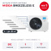 Мульти сплит-система Midea Breezeless E на 5 комнат M5OA2-42FRN8G1/MMFE-09N8D6-Ix5