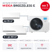 Мульти сплит-система Midea Breezeless E на 3 комнаты M5OA2-42FRN8G1/MMFE-12N8D6-I/MMFE-18N8D6-Ix2