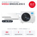 Мульти сплит-система Midea Breezeless E на 2 комнаты M5OA2-42FRN8G1/MMFE-18N8D6-Ix2