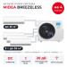 Мульти сплит-система Midea Breezeless на 4 комнаты M5OA2-42FRN8G1/MSFA2-09N8D6-I/MSFA2-12N8D6-Ix3