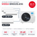 Мульти сплит-система Midea Breezeless на 4 комнаты M5OA2-42FRN8G1/MSFA2-09N8D6-Ix3/MSFA2-12N8D6-I